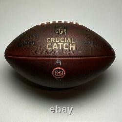 2018 Cincinnati Bengals Game Used CRUCIAL CATCH Wilson The Duke NFL Football COA