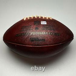 2018 LA Chargers Game Used Crucial Catch Wilson The Duke NFL Football with PSA COA