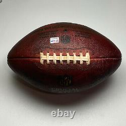 2018 LA Chargers Game Used Crucial Catch Wilson The Duke NFL Football with PSA COA