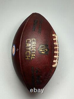 2018 LA Chargers Game Used Crucial Catch Wilson The Duke NFL Football with PSA COA