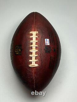 2018 LA Chargers Game Used Crucial Catch Wilson The Duke NFL Football with PSA COA