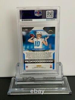 2020 Panini Prizm Justin Herbert #325 Rookie Card Auto Psa/dna Coa 84409895