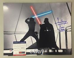 2136 David Prowse Darth Vader Signed 11x14 Photo Autograph PSA/DNA COA Star Wars