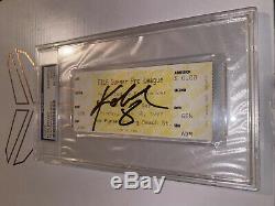 23 Year Old Kobe Bryant Auto 1997 NBA Summer League Ticket Autograph PSA/DNA COA