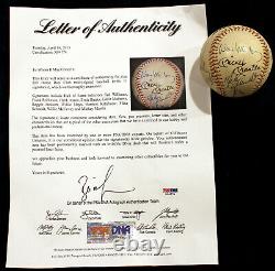 500 Home Run Club Signed Baseball 11 Auto Mantle Williams Aaron Hr Psa/dna Coa