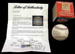 A League Of Their Own Aagpbl Rockford Peaches 4 Auto Signed Baseball Psa/dna Coa