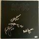 Ac/dc Signed Back In Black Album Angus Malcolm Young Group Ac Dc Lp Psa Dna Coa