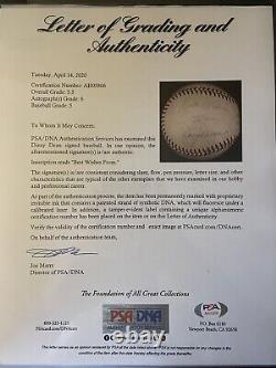 AMAZING Dizzy Dean Signed AL Baseball PSA DNA COA RARE FIND