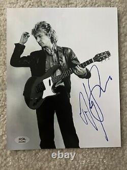 ANDY SUMMERS THE POLICE SIGNED 8X10 PHOTO MUSIC LEGEND Autograph PSA/DNA COA