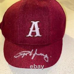 ANGUS YOUNG signed autographed SCHOOL BOY CAP AC/DC BACK IN BLACK PSA/DNA COA
