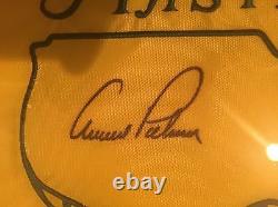 ARNOLD PALMER Signed Masters Flag FRAMED PSA DNA Authenticated COA