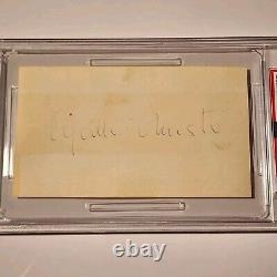 Agatha Christie Signed PSA DNA Auto Autograph Writer Cut COA Read Faded