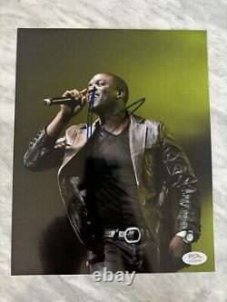 Akon Rap HIP HOP MUsic Grammy SInger Signed Auto 8x10 Photo PSA/DNA COA #3