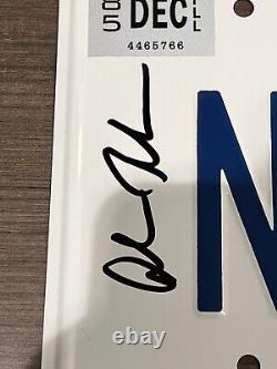 Alan Ruck Signed NRVOUS License Plate PSA / DNA COA Ferris Bueller Autograph