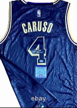 Alex Caruso Signed Jersey Psa/dna Coa Autographed Los Angeles Lakers