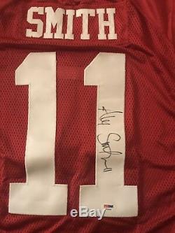 Alex Smith GAME ISSUED SIGNED JERSEY! SAN FRANCISCO 49ERS GAME SPARE COA PSA/DNA