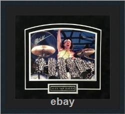 Alex Van Halen Drummer Signed Custom Framed Photograph PSA/DNA COA