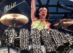 Alex Van Halen Drummer Signed Custom Framed Photograph PSA/DNA COA