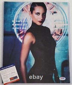 Alicia Keys Signed Psa/dna Coa 8x10 Photo Actress Music Singer Autographed Psa