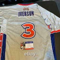Allen Iverson Signed Authentic 2005 All Star Game Basketball Jersey PSA DNA COA