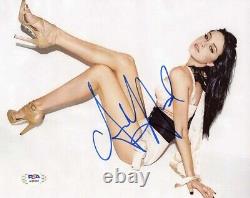Amber Heard Legs Autographed Signed 8x10 Photo Certified Authentic PSA/DNA COA