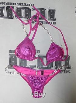 Angelina Love 2x Signed TNA Knockout Photo Shoot Bikini PSA/DNA COA Ring Worn