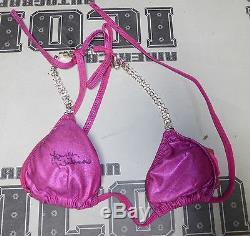 Angelina Love 2x Signed TNA Knockout Photo Shoot Bikini PSA/DNA COA Ring Worn