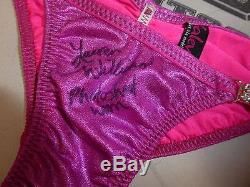 Angelina Love 2x Signed TNA Knockout Photo Shoot Bikini PSA/DNA COA Ring Worn