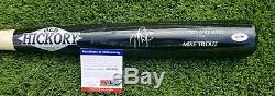 Angels Mike Trout Signed Game Model All Star Baseball Bat Psa/dna Coa