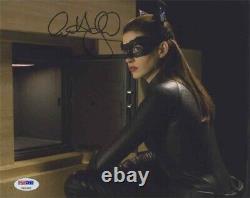 Anne Hathaway Dark Knight Batman Autographed Signed 8x10 Photo PSA/DNA COA AFTAL