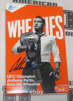 Anthony Pettis Signed Full Wheaties Box PSA/DNA COA UFC 2015 Autograph 164 181