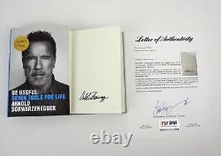 Arnold Schwarzenegger Signed Autograph Be Useful 1st Edition Book PSA/DNA COA