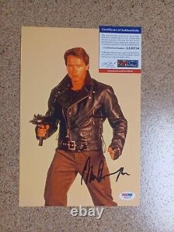 Arnold Schwarzenegger Signed Photo PSA DNA COA Authentic Rare Auto Terminator