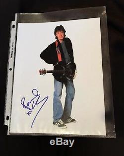 Authentic Paul McCartney HAND SIGNED 8x10 Photo PSA DNA coa Beatles autograph