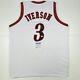 Autographed/signed Allen Iverson Philadelphia White Jersey Psa/dna Coa