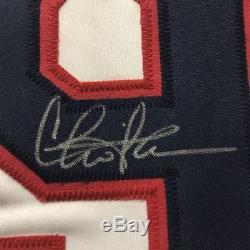 Autographed/Signed CHARLIE SHEEN Wild Thing Ricky Vaughn Jersey PSA/DNA COA Auto