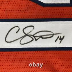 Autographed/Signed COURTLAND SUTTON Denver Orange Football Jersey PSA/DNA COA