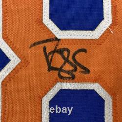 Autographed/Signed DARRYL STRAWBERRY New York Blue Baseball Jersey PSA/DNA COA
