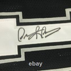 Autographed/Signed DENNIS RODMAN San Antonio Black Basketball Jersey PSA/DNA COA