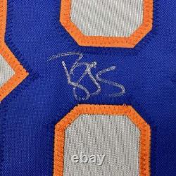 Autographed/Signed Darryl Strawberry New York Grey Baseball Jersey PSA/DNA COA