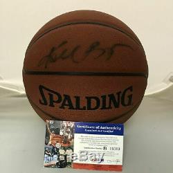 Autographed/Signed KOBE BRYANT LA Lakers Spalding FS Basketball PSA/DNA COA Auto