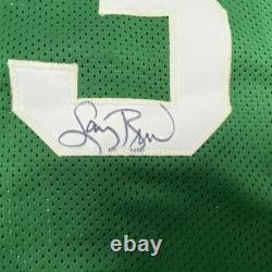 Autographed/Signed LARRY BIRD Boston Green Basketball Jersey PSA/DNA COA Auto