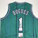 Autographed/signed Muggsy Bogues Charlotte Teal Basketball Jersey Psa/dna Coa