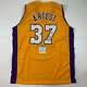 Autographed/signed Ron Artest Los Angeles Yellow Basketball Jersey Psa/dna Coa