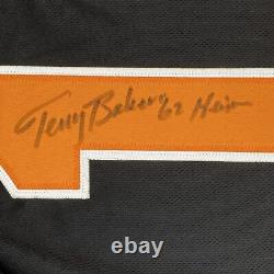 Autographed/Signed Terry Baker Heisman 62 Oregon State Black Jersey PSA/DNA COA