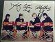 Autographed Signed By All 4 The Monkees Peter Davy Micky Michael Psa/dna Coa