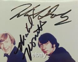 Autographed Signed by All 4 The MONKEES PETER DAVY MICKY MICHAEL PSA/DNA COA