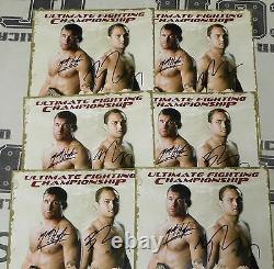 BJ Penn & Matt Hughes Signed UFC 63 8.5x11 Poster PSA/DNA COA 06 Photo Autograph