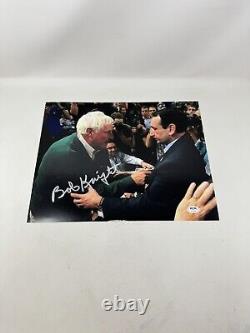 BOB KNIGHT SIGNED AUTOGRAPH 11x14 PHOTO PSA/DNA COA COACH K MIKE KRZYZEWSKI IUB