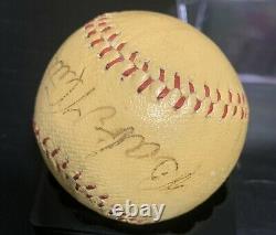 Babe Ruth Single Signed Baseball With PSA DNA COA Bold Signature Autograph